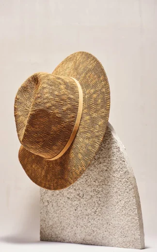 Chapeu Lenny Niemeyer Trama Tricot Caramelo U